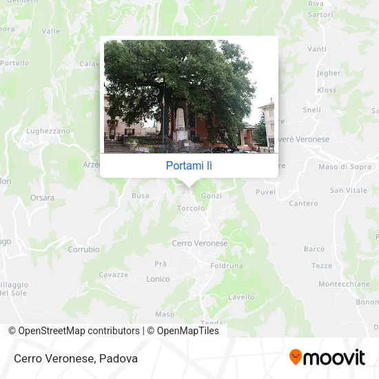 Mappa Cerro Veronese