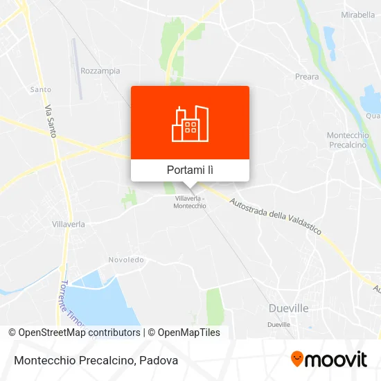 Mappa Montecchio Precalcino