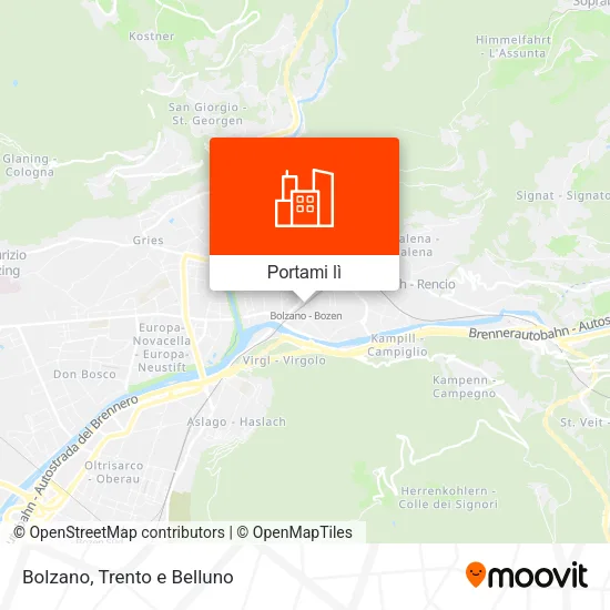 Mappa Bolzano