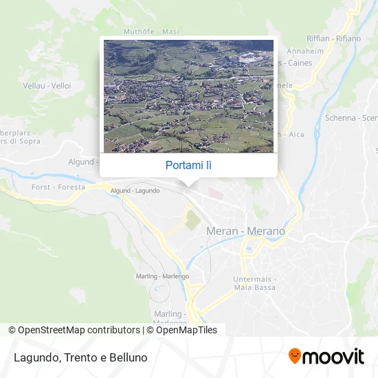 Mappa Lagundo