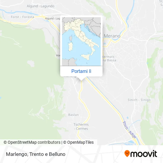 Mappa Marlengo