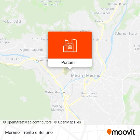 Mappa Merano