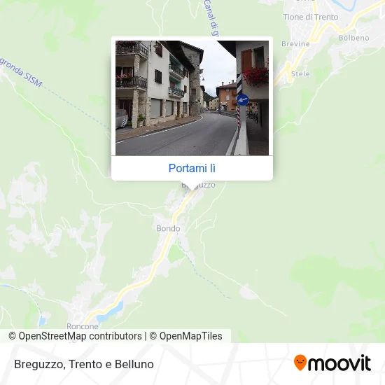Mappa Breguzzo