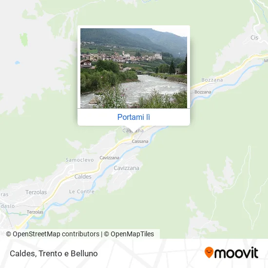 Mappa Caldes