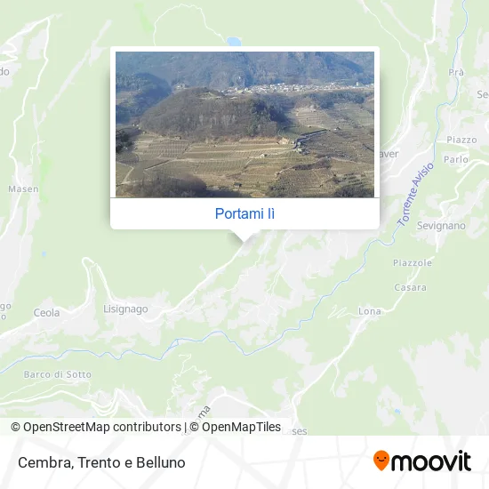 Mappa Cembra