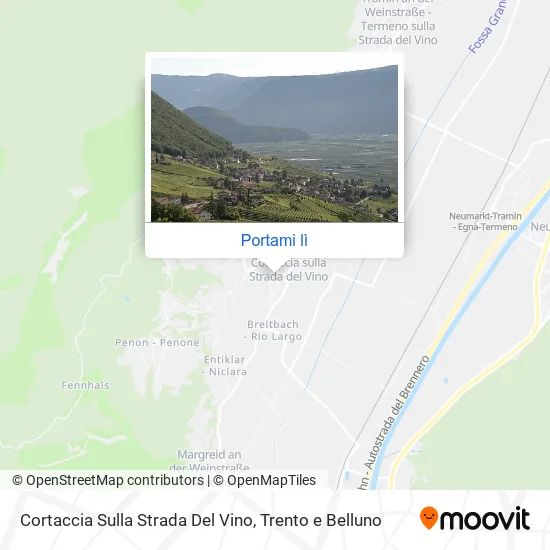 Mappa Cortaccia Sulla Strada Del Vino