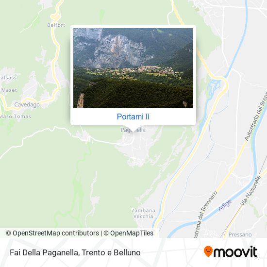 Mappa Fai Della Paganella