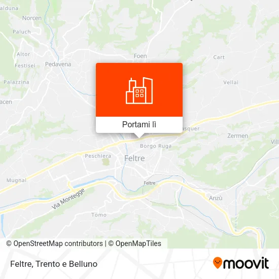 Mappa Feltre