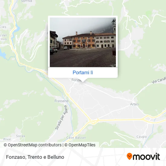 Mappa Fonzaso