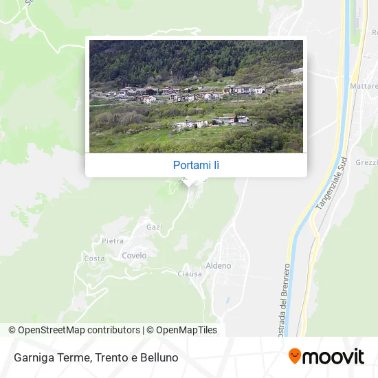 Mappa Garniga Terme