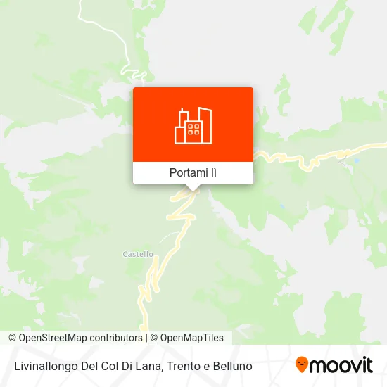 Mappa Livinallongo Del Col Di Lana