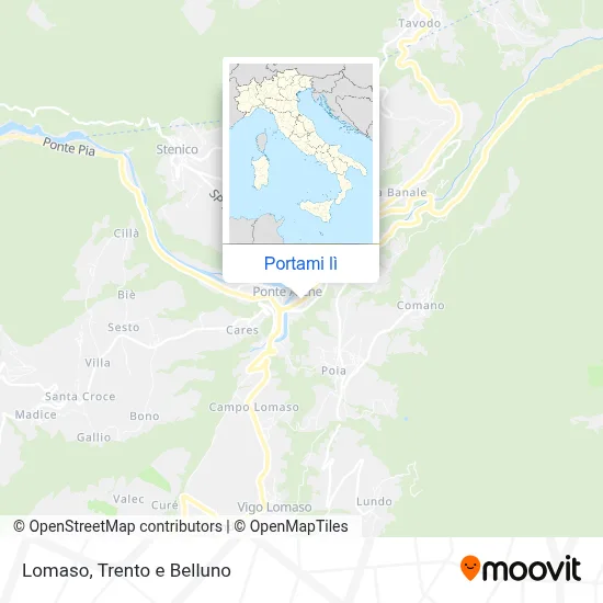 Mappa Lomaso