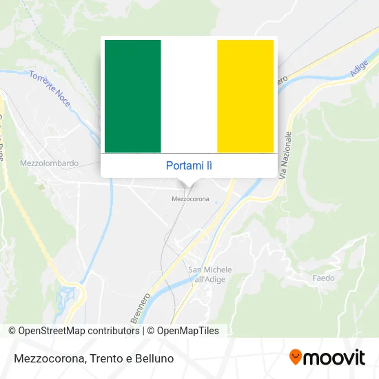 Mappa Mezzocorona
