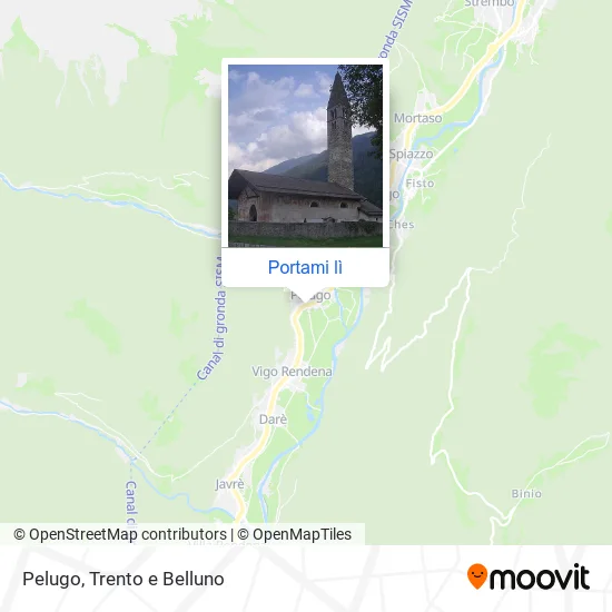 Mappa Pelugo