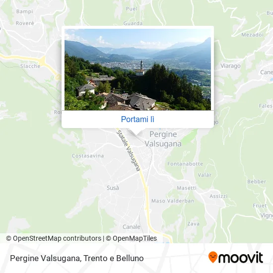 Mappa Pergine Valsugana