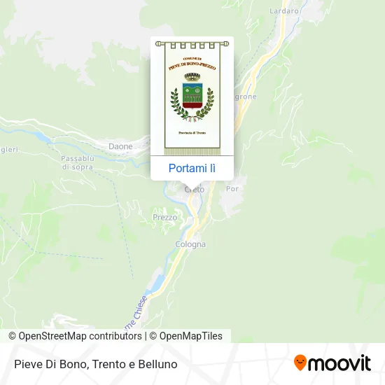Mappa Pieve Di Bono