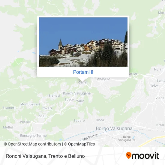 Mappa Ronchi Valsugana