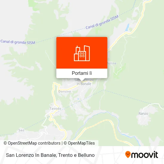 Mappa San Lorenzo In Banale