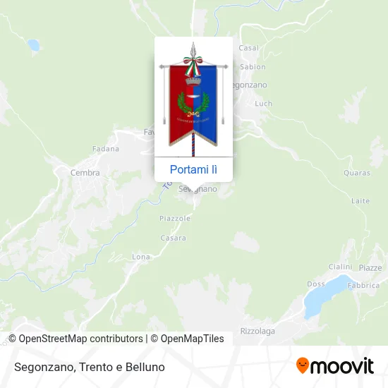 Mappa Segonzano