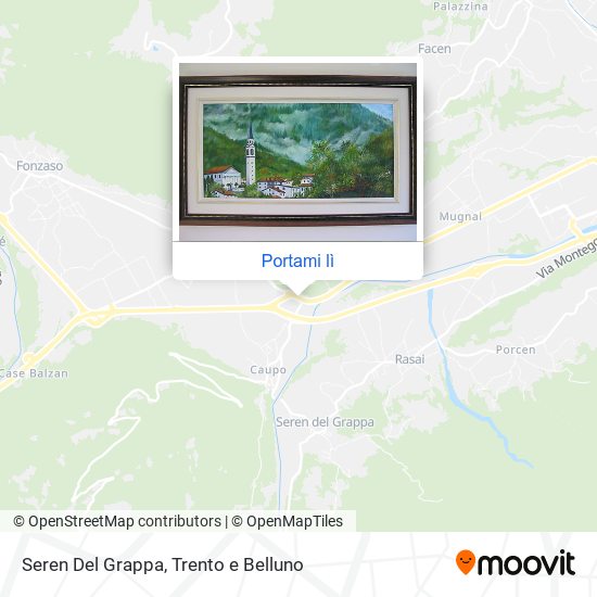 Mappa Seren Del Grappa