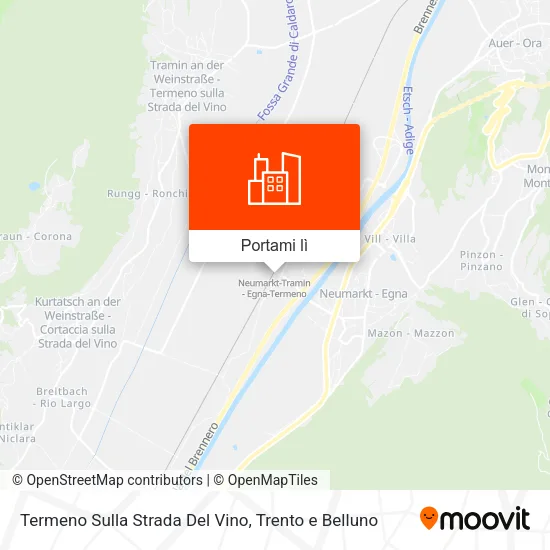 Mappa Termeno Sulla Strada Del Vino