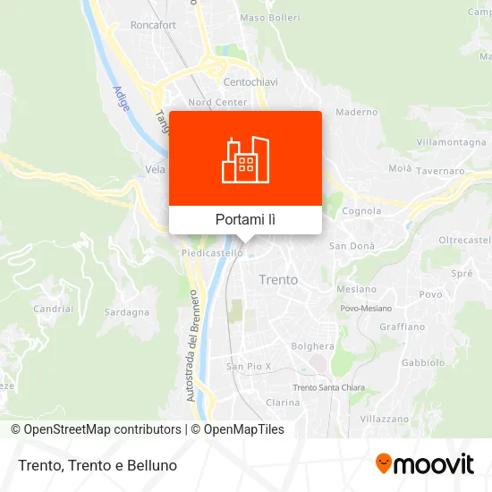 Mappa Trento