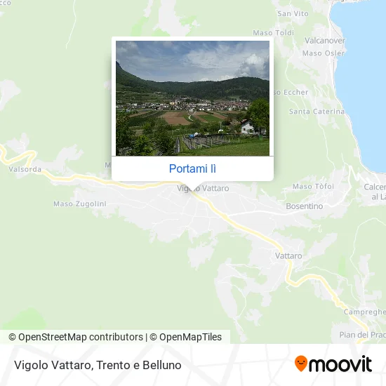 Mappa Vigolo Vattaro