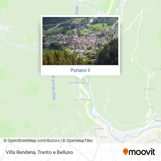 Mappa Villa Rendena