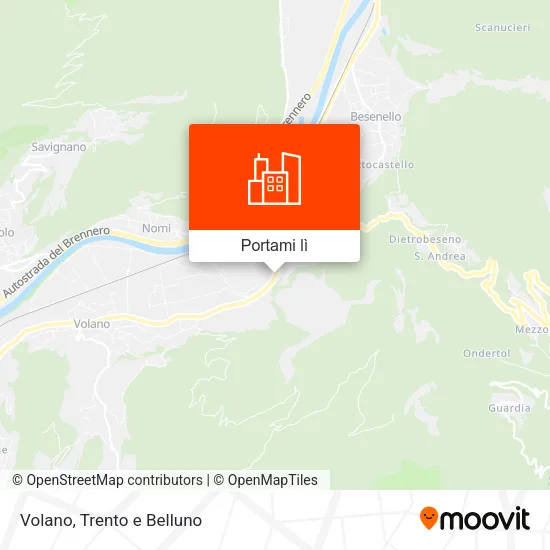 Mappa Volano