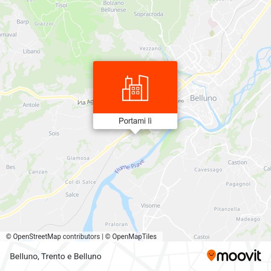 Mappa Belluno