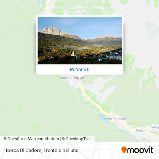 Mappa Borca Di Cadore