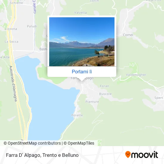 Mappa Farra D' Alpago
