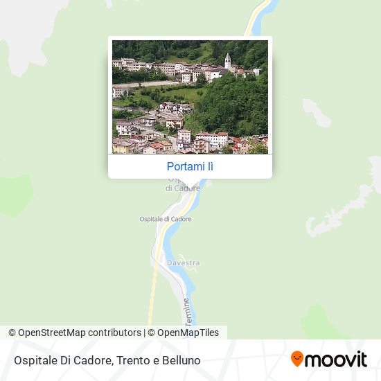 Mappa Ospitale Di Cadore