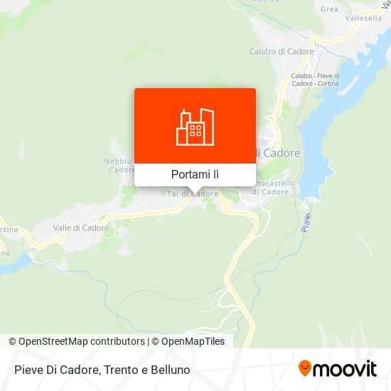 Mappa Pieve Di Cadore