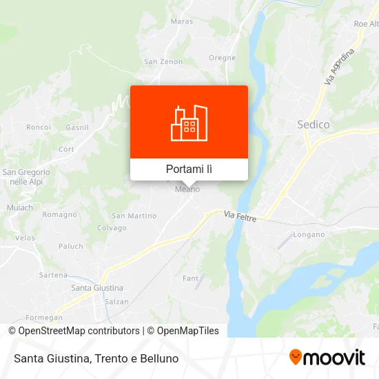 Mappa Santa Giustina