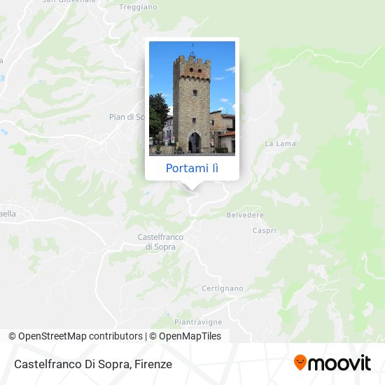Mappa Castelfranco Di Sopra