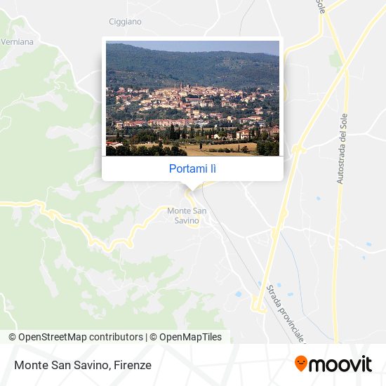 Mappa Monte San Savino