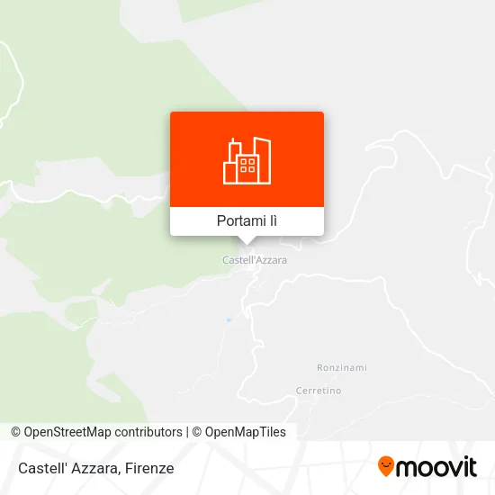 Mappa Castell' Azzara