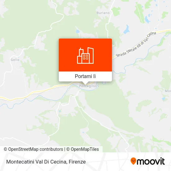 Mappa Montecatini Val Di Cecina