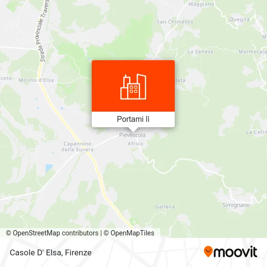 Mappa Casole D' Elsa
