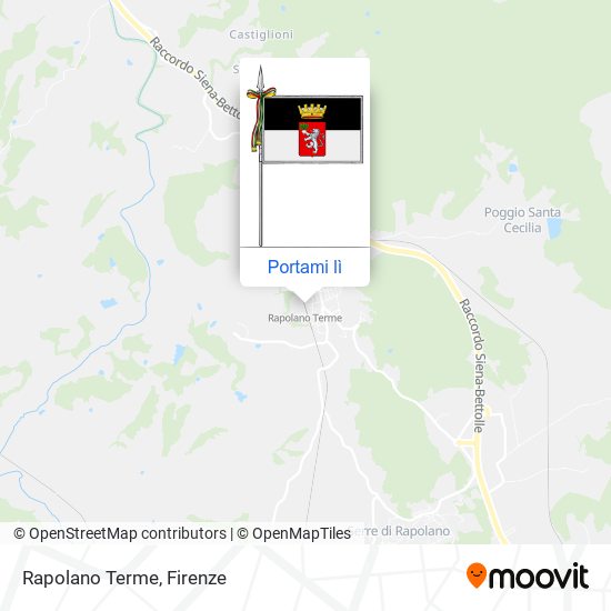 Mappa Rapolano Terme