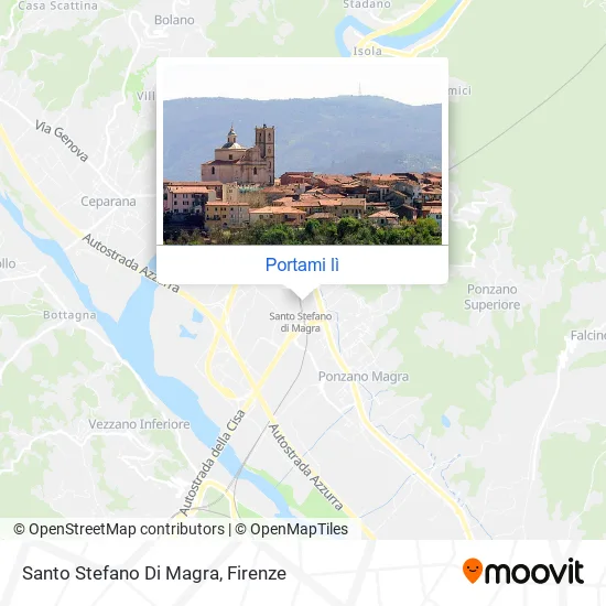 Mappa Santo Stefano Di Magra