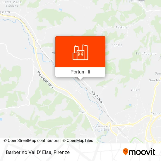 Mappa Barberino Val D' Elsa
