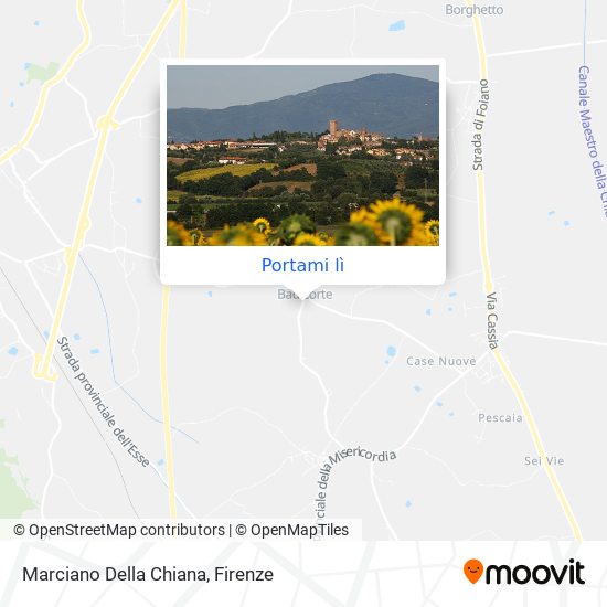 Mappa Marciano Della Chiana