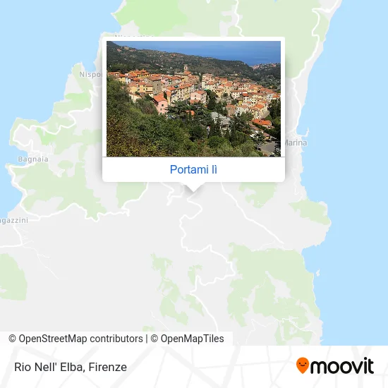 Mappa Rio Nell' Elba