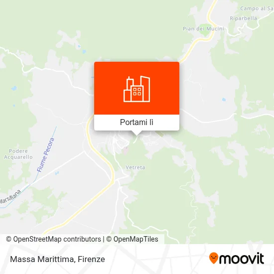 Mappa Massa Marittima