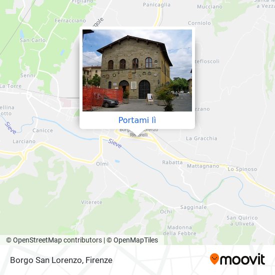 Mappa Borgo San Lorenzo