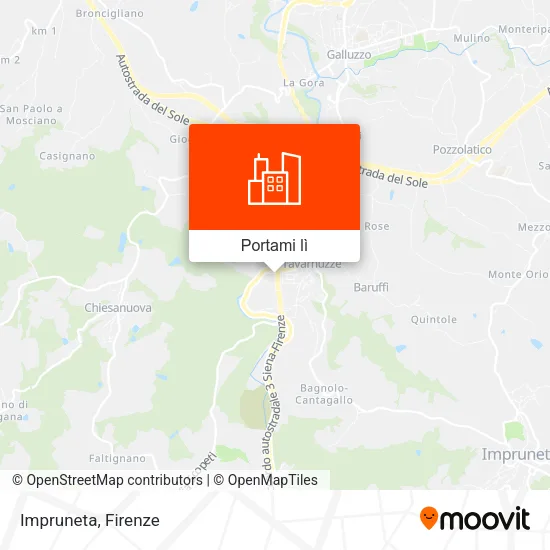 Mappa Impruneta