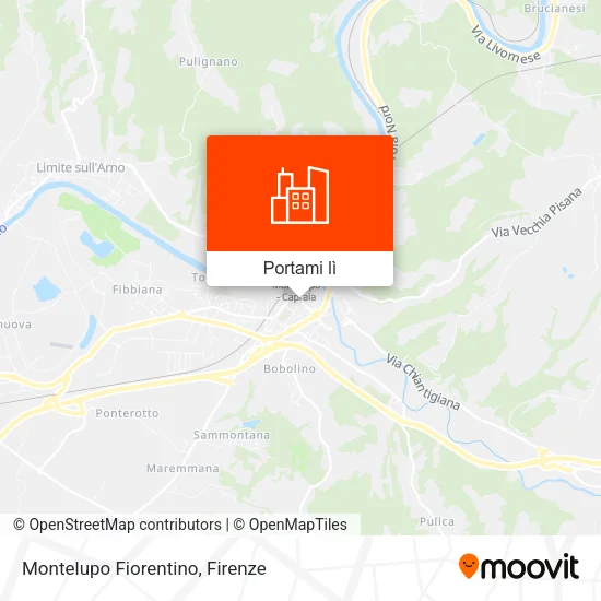 Mappa Montelupo Fiorentino