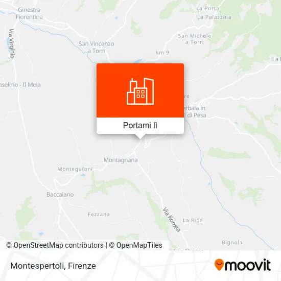 Mappa Montespertoli